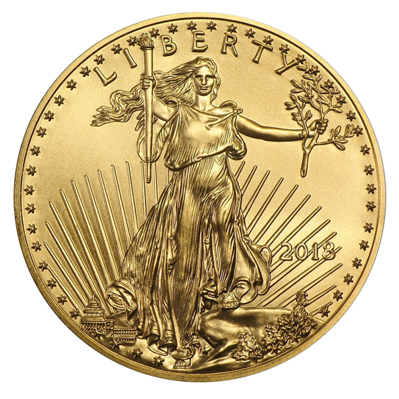 American Eagle 1/4oz Gold Coin 2018