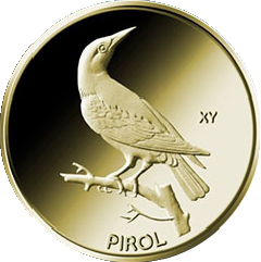 20 Euro Native Birds Pirol 1/8oz Gold 2017 (F)