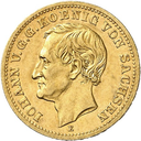 10 Mark King Johann Saxony Gold Coin