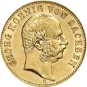 10 Mark King George Saxony Gold Coin