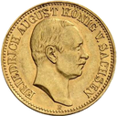 10 Mark King Friedrich August Saxony Gold Coin