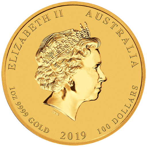 [101228] Lunar II Pig 1oz Gold Coin 2019