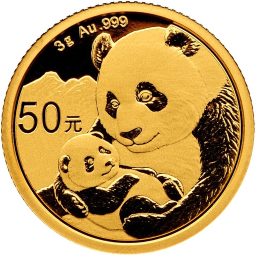 [10694] China Panda 3g Gold Coin 2019