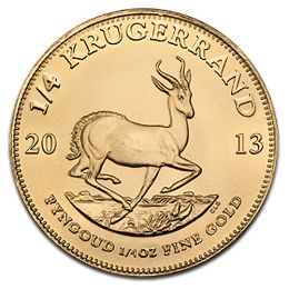 [11610] Krugerrand 1/4oz Gold Coin different years