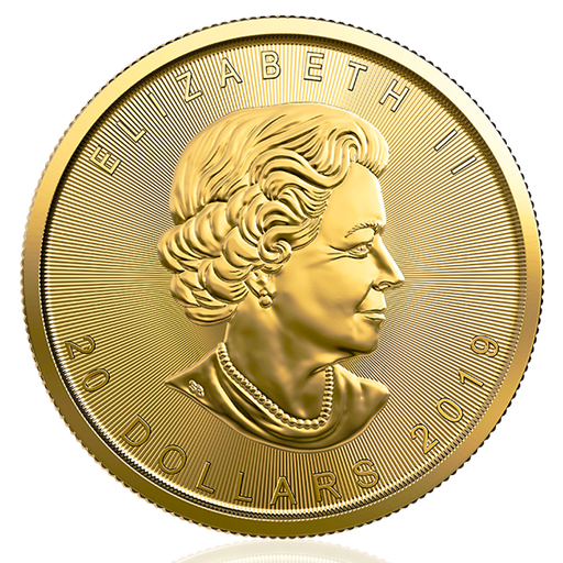 [104252] Maple Leaf 1/2oz Gold Coin 2019