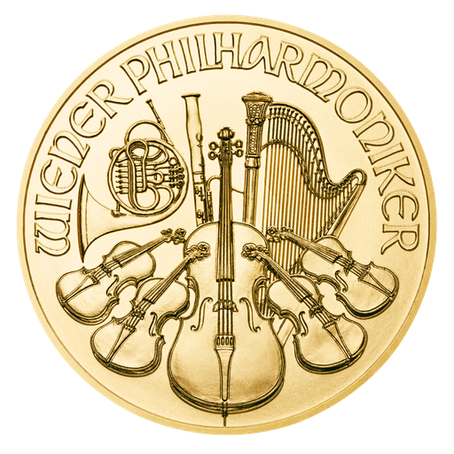 [10257] Vienna Philharmonic 1/10oz Gold Coin 2019