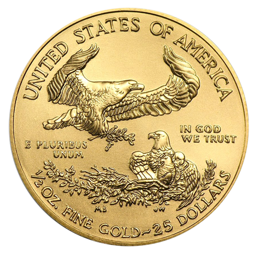 [118248] American Eagle 1/2oz Gold Coin 2019