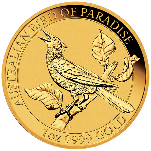 [101283] Birds of Paradise Manucodia Riflebird 1oz Gold Coin 2019