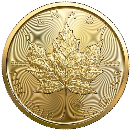 [104256] Maple Leaf 1oz Gold Coin 2019 Anniversary