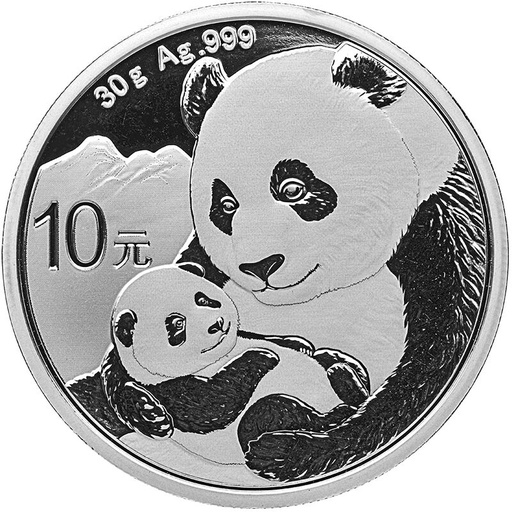 [20684] China Panda 30g Silver Coin 2019 (margin scheme)