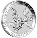 Birds of Paradise Manucodia Riflebird 1oz Silver Coin 2019 (margin scheme)