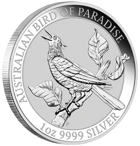 [201298] Birds of Paradise Manucodia Riflebird 1oz Silver Coin 2019 (margin scheme)