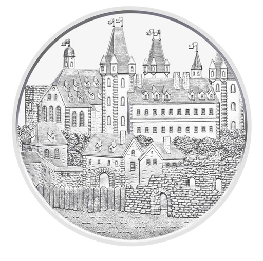 [20220] 825 Year Anniversary Austrian Mint Vienna New Town 1oz Silver 2019 (margin scheme)