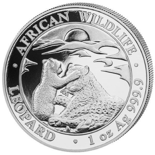 [23117] Somalia Leopard 1oz Silver Coin 2019 (margin scheme)