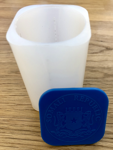 [50126] Original Somalia Elephant 1oz Silver Coin Tube - Empty