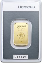 [30003] 10g Gold Bar Heraeus with Certificate