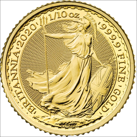 [109265] Britannia 1/10oz Gold Coin 2020
