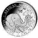 Somalia Elefant 1kg Silver Coin 2018 margin scheme