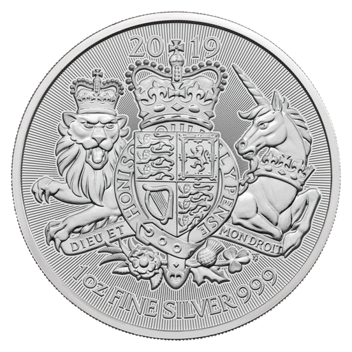 [209161-1] Royal Arms 1oz Silver Coin 2019 margin scheme