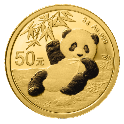 [10700] China Panda 3g Gold Coin 2020