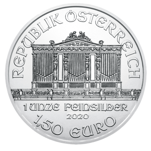 [20224] Vienna Philharmonic 1oz Silver Coin 2020 (margin scheme)