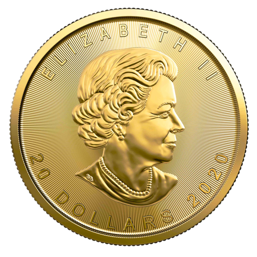 [104258] Maple Leaf 1/2oz Gold Coin 2020