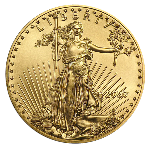 [118254] American Eagle 1/4oz Gold Coin 2020