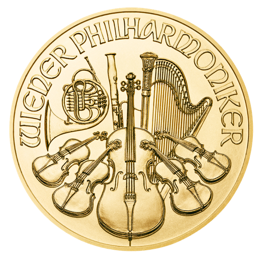 [10262] Vienna Philharmonic 1/10oz Gold Coin 2020