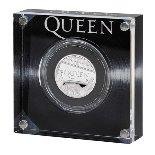 [209187] Music Legends - Queen - 1/2 oz Silvercoin 2020 Proof margin scheme