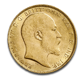 [10902] Sovereign Edward VII Gold Coin | 1902-1910
