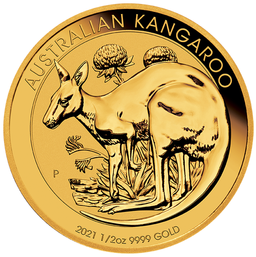 [101257] Kangaroo 1/2 oz Gold Coin 2021