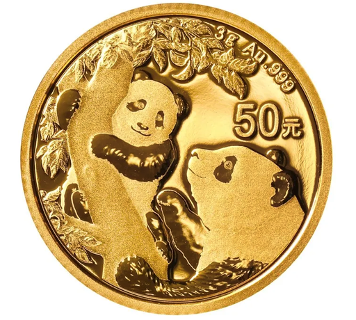 [106304] China Panda 3g Gold Coin 2021