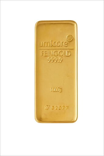 [30040] 1,000 Gram Gold Bar Umicore