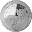 Ice Age Giants - Cave Bear - 1oz Silver Coin 2020 margin scheme