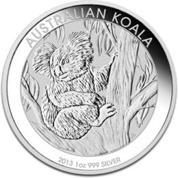 [201115] Koala 1oz Silver Coin 2013 margin scheme