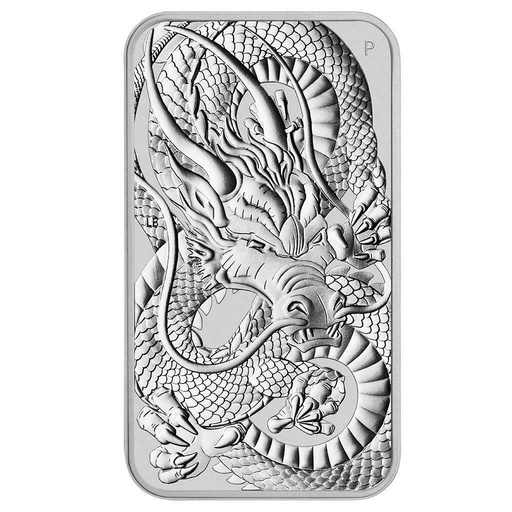 [2012812] Dragon 1oz Silver Coin 2021 rectangular (margin scheme)
