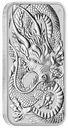 Dragon 1oz Silver Coin 2021 rectangular