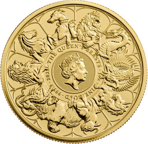 [109290] Queen's Beasts Completer 1oz Gold Coin 2021