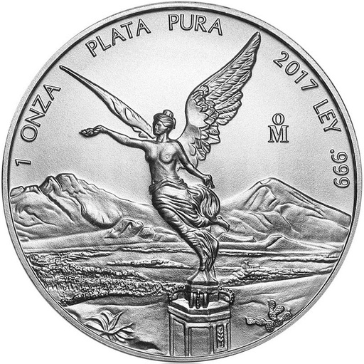 [21233] Libertad 1oz Silver Coin | Mexico 2017 margin scheme