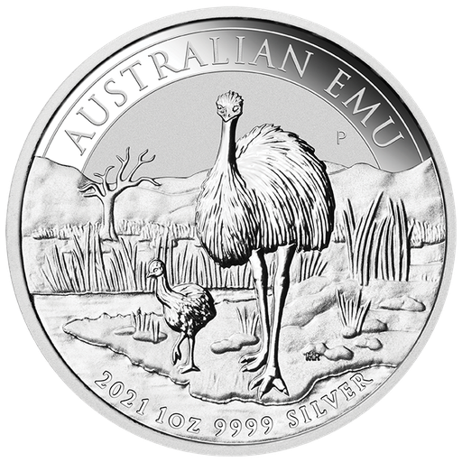 [201288] Australian Emu 1oz Silver Coin 2021 (margin scheme)