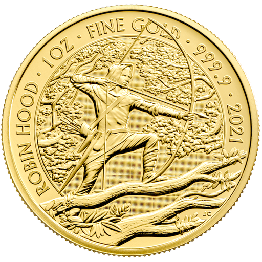 [109291] Myths and Legends &quot;Robin Hood&quot; 1oz Gold Coin 2021