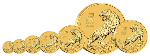[101260] Lunar III Tiger 1oz Gold Coin 2022