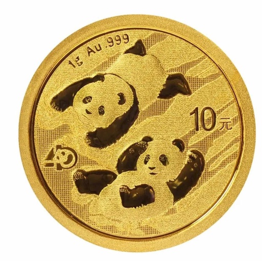 [106310] China Panda 1g Gold Coin 2022