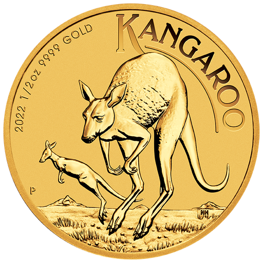 [101266] Kangaroo 1/2 oz Gold Coin 2022