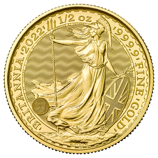 [109269] Britannia 1/2oz Gold Coin 2022