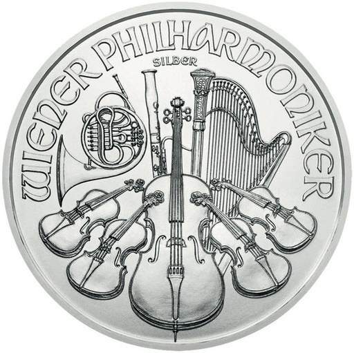 [20227-1] Vienna Philharmonic 1oz Silver Coin 2022 margin scheme