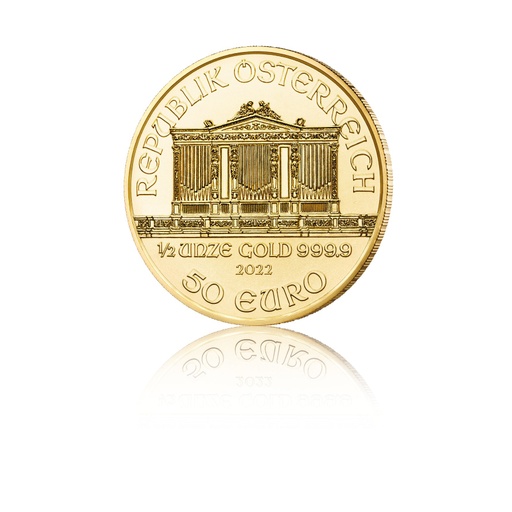 [10269] Vienna Philharmonic 1/4oz Gold Coin 2022