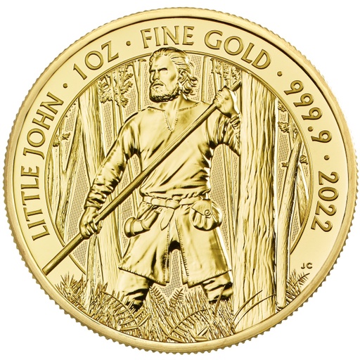 [109293] Myths and Legends &quot;Little John&quot; 1oz Gold Coin 2022