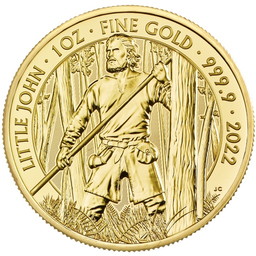 [109293] Myths and Legends &quot;Little John&quot; 1oz Gold Coin 2022