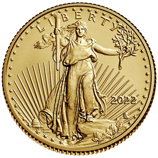 [118262] American Eagle 1oz Gold Coin 2022
